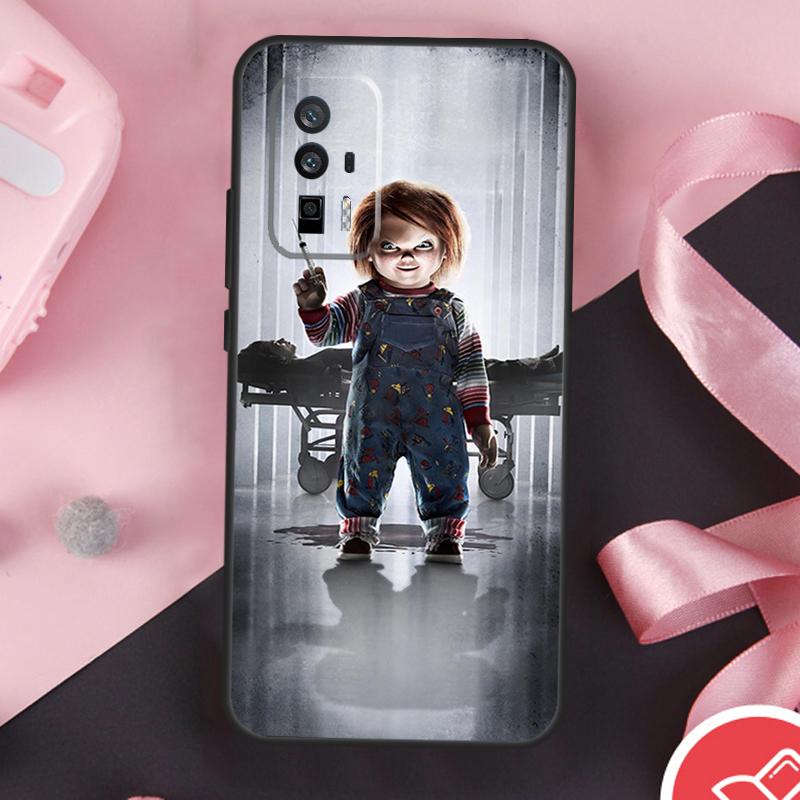 Chucky Doll Horror Movie Case For Xiaomi 13T 11T 12T Pro 12 Lite 13 14 Ultra POCO F6 F5 M6 X3 X5 X6 Pro F3 M5s Cover