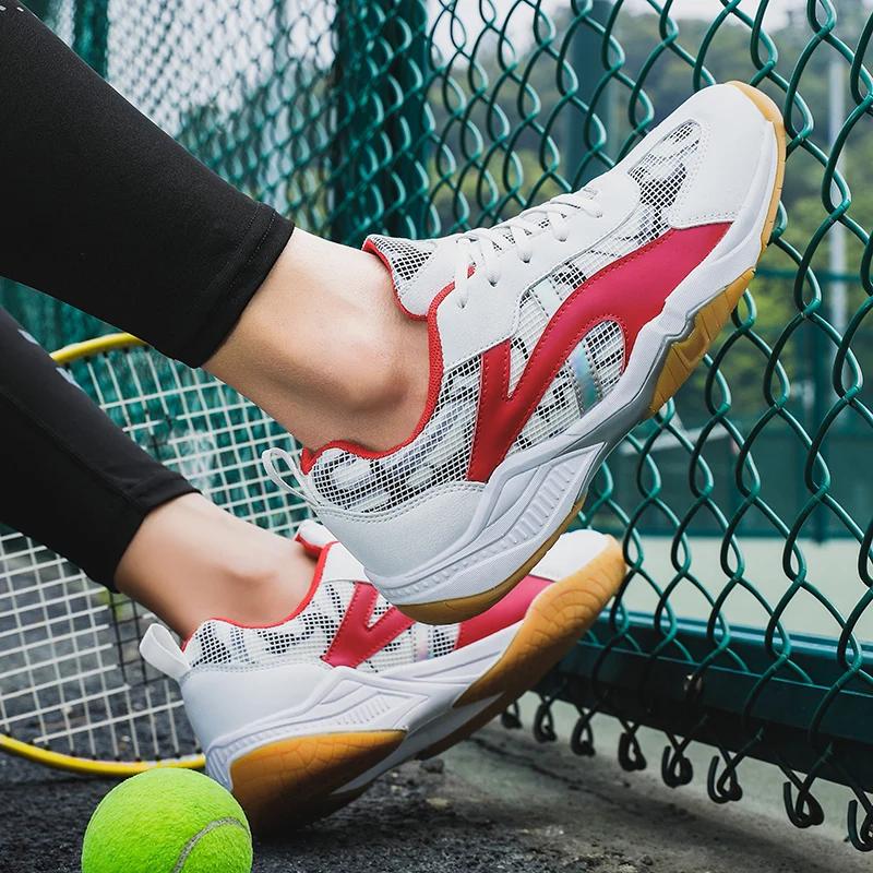 New Badminton Shoes Men Badminton Sneakers Light Weight Table Tennis Shoes Ladies Volleyball Sneakers