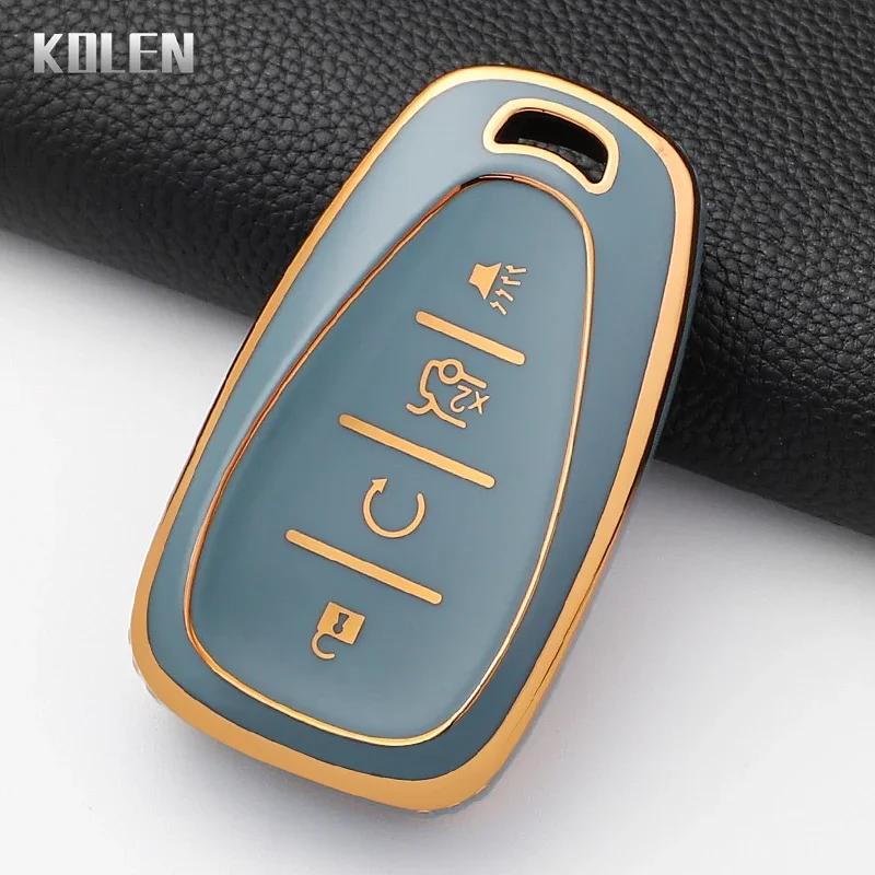 Fashion Tpu Car Key Case Cover For Chevrolet Malibu Blazer Traverse Seeker Onix Equino Volt Bolt Trax Orlando Cruze Spark Sonic