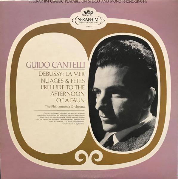 

LP Record GUIDO CANTELLI PHILHARMONIA ORCHES Debussy La Mer Nuages and Fetes f 60077 SERAPHIM US Classical Used