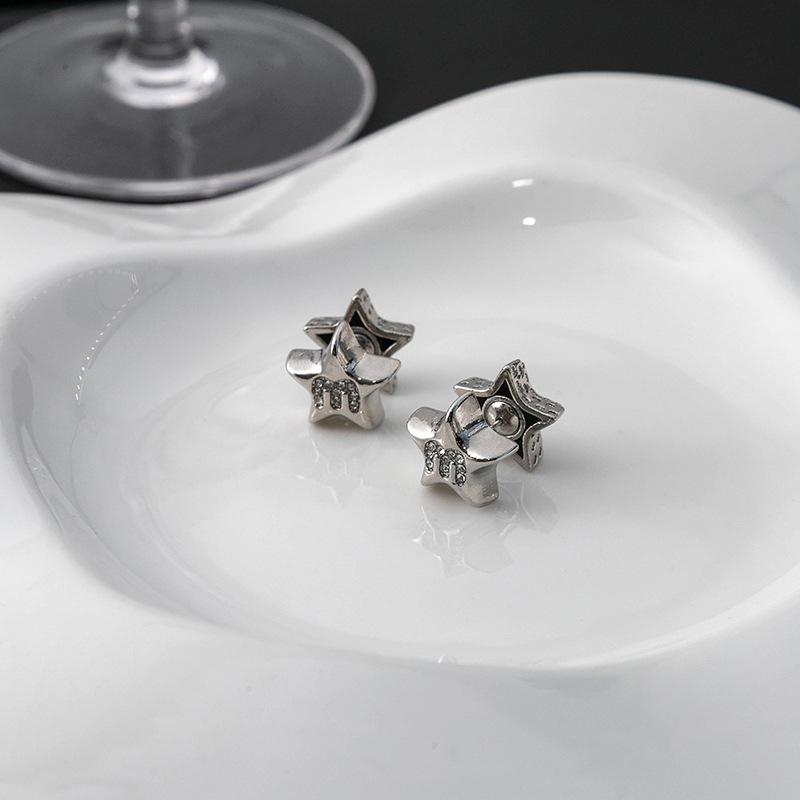 Fashionable Double-sided Star Earrings for Women