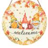 Pumpkin Wooden Welcome Door Hanging, Home Window Wall Decoration