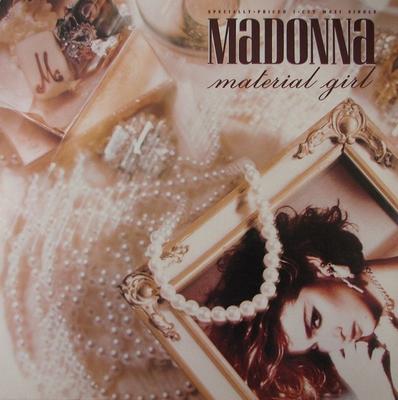 12inch Record MADONNA  Material Girl 020304 Sire 1985 US Pop Used