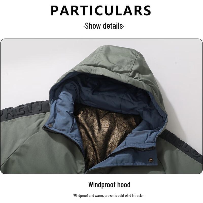 JEEP SPIRIT Men's Winter Graphene Hooded Padded Jacket