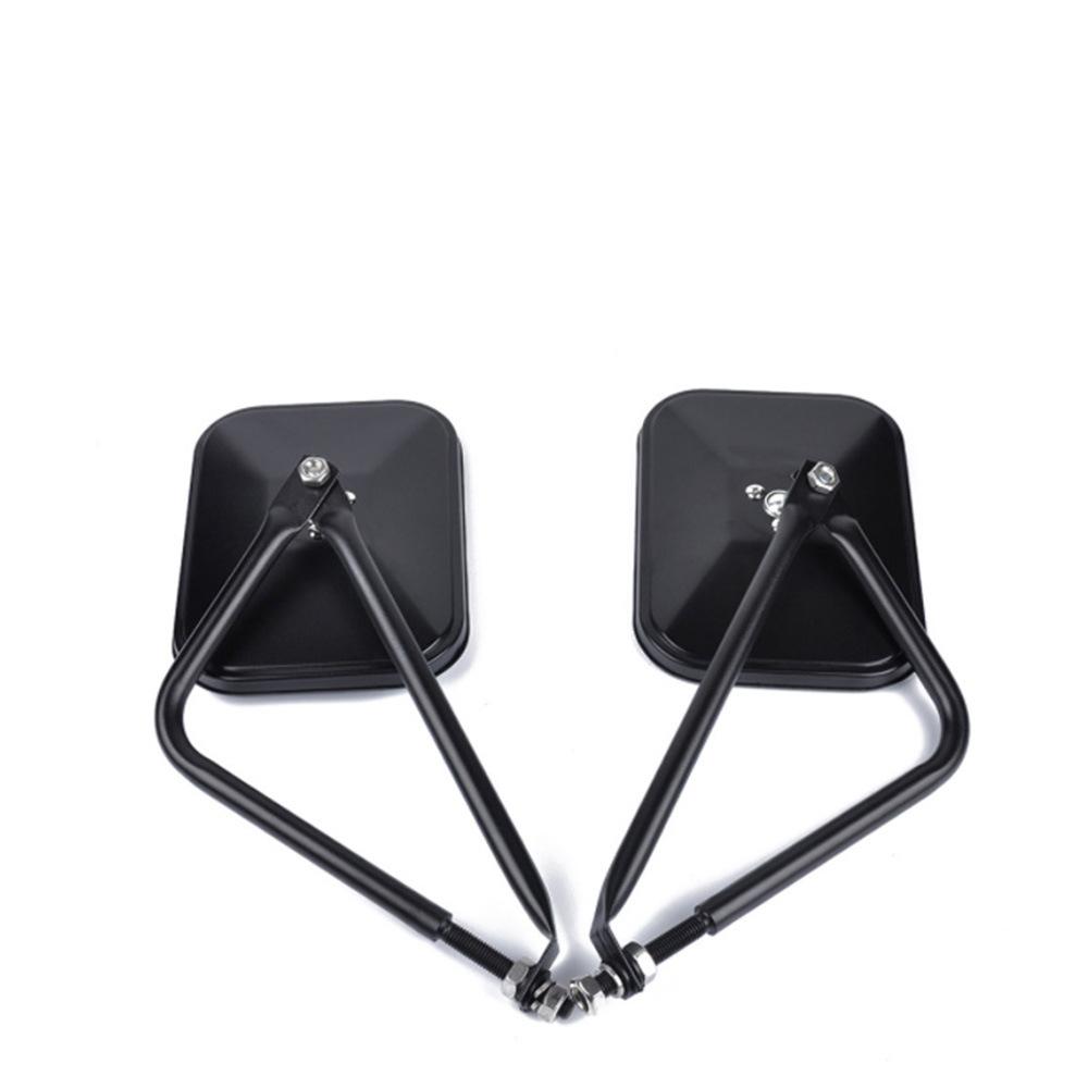 

Зеркала без дверей для Jeep Wrangler CJ YJ TJ JK JL & Unlimited, Более широкие зеркала заднего вида Квадратные зеркала бокового вида на дверных петлях чёрный