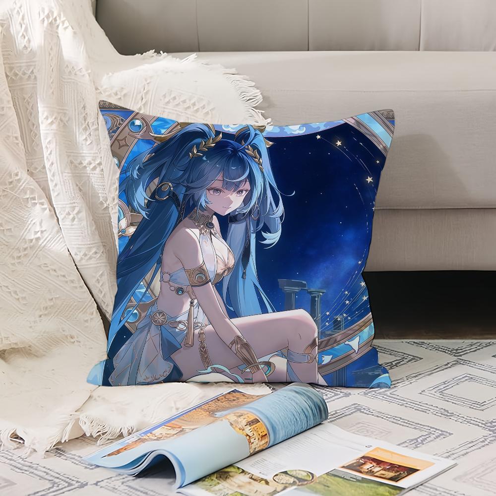 

Game Iuno Wuthering Waves Pillow Case Office Cushions Suitable For Sofa Car Bedroom Decorative Cushion Cover 12x12Inch