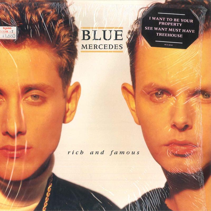 

LP Record BLUE MERCEDES - Rich And Famous MCA42143 MCA 1988 US Rock Used