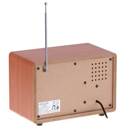 Adler | Ad 1171 | 10W | Brown | Retro Radio