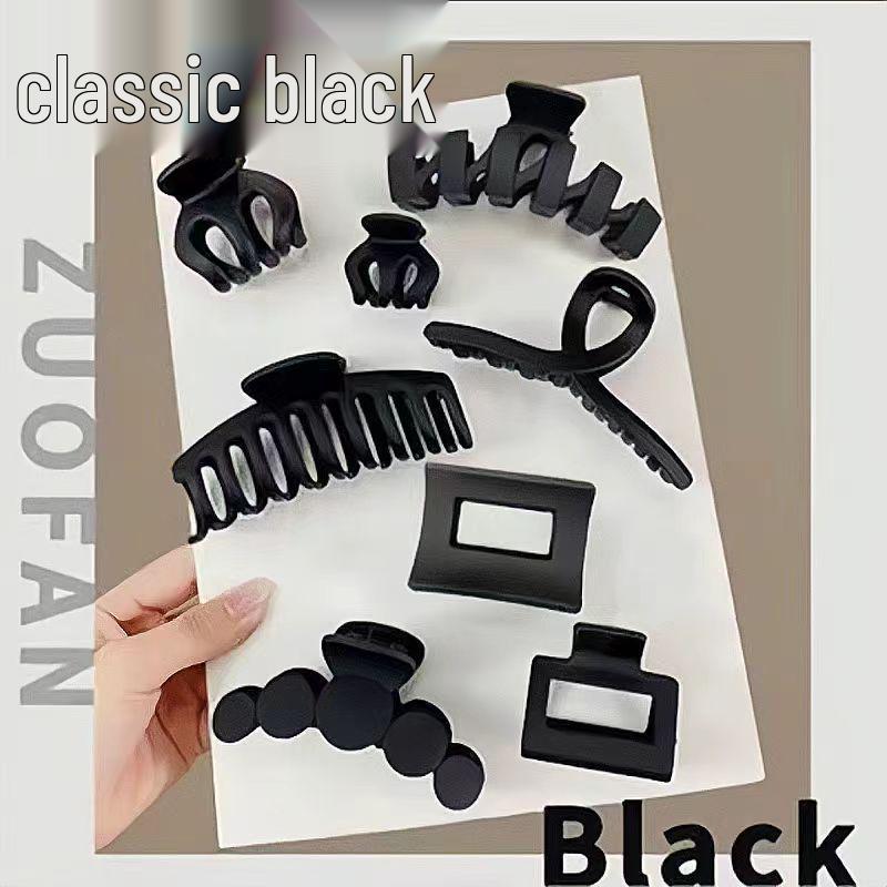 2025 Summer Fashion Hairpin: Elegant Back-of-Head Shark Clip for Women