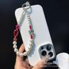 Heavy Craft Inlaid Zirconia Phone Chain Beaded High-end Crystal Bead Hand Chain New Keychain Pendant Wholesale