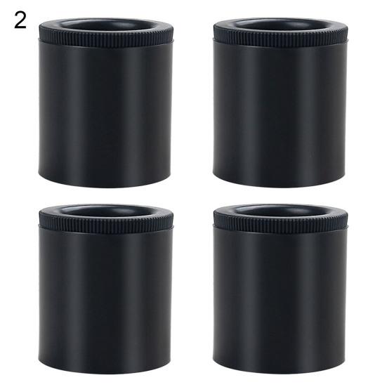 4ks/sada Nožky skříně Odolné proti opotřebení Silná nosnost ABS Kulaté výškově nastavitelné nábytkové nožičky Domů