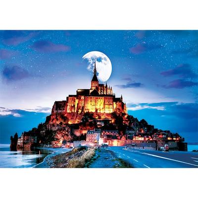 Mont-Saint-Michel Şatosu Yapboz AL3002, 1000 parça, karışık renkler