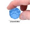 12pcs Diamond Bouncy Balls 2.5CM Rubber Balls Assorted Colors for Carnival Prizes Party Favors Goodie Gift JXB
