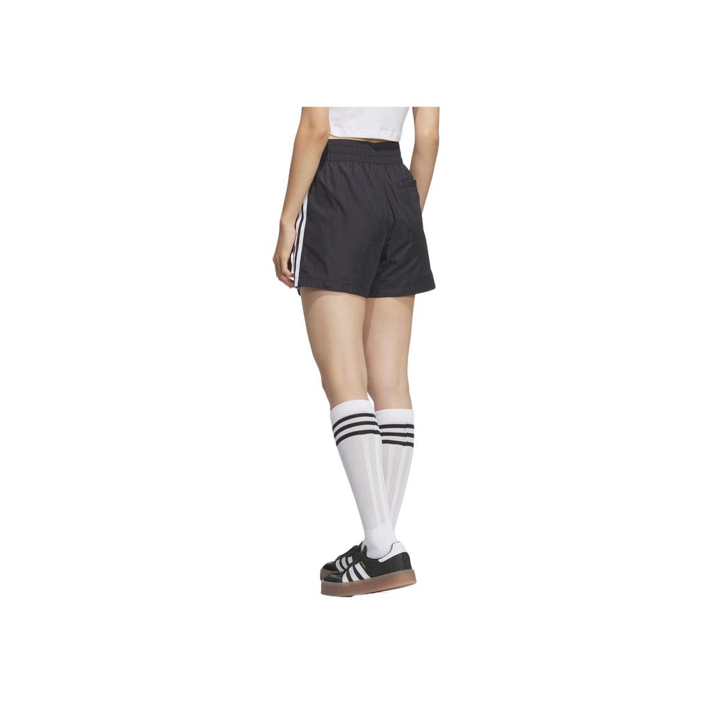 Adidas Originals 3-Stripes Comfortable Casual Sports Shorts Women Shorts Black KF0319