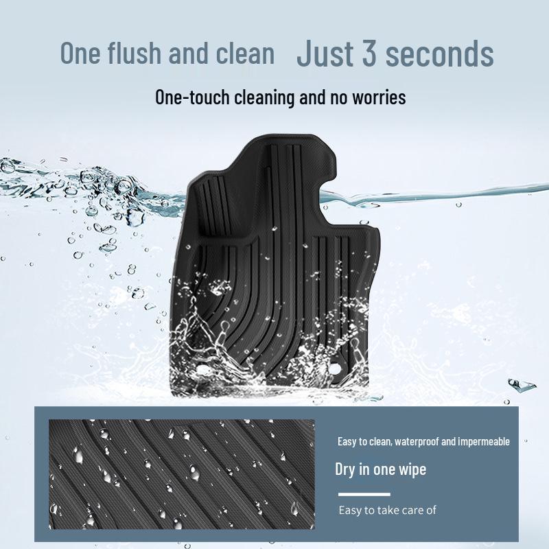 Eco-Friendly TPE Floor Mats for 2023 Right-Hand Drive Toyota Prius 5th Gen 60 Series