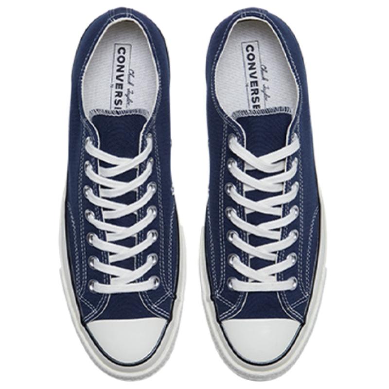 Converse Chuck 70 Chuck Taylor All Star Three-Star Casual Abrasion Resistant Waterproof Low-Top Canvas Shoes Unisex Dark Blue