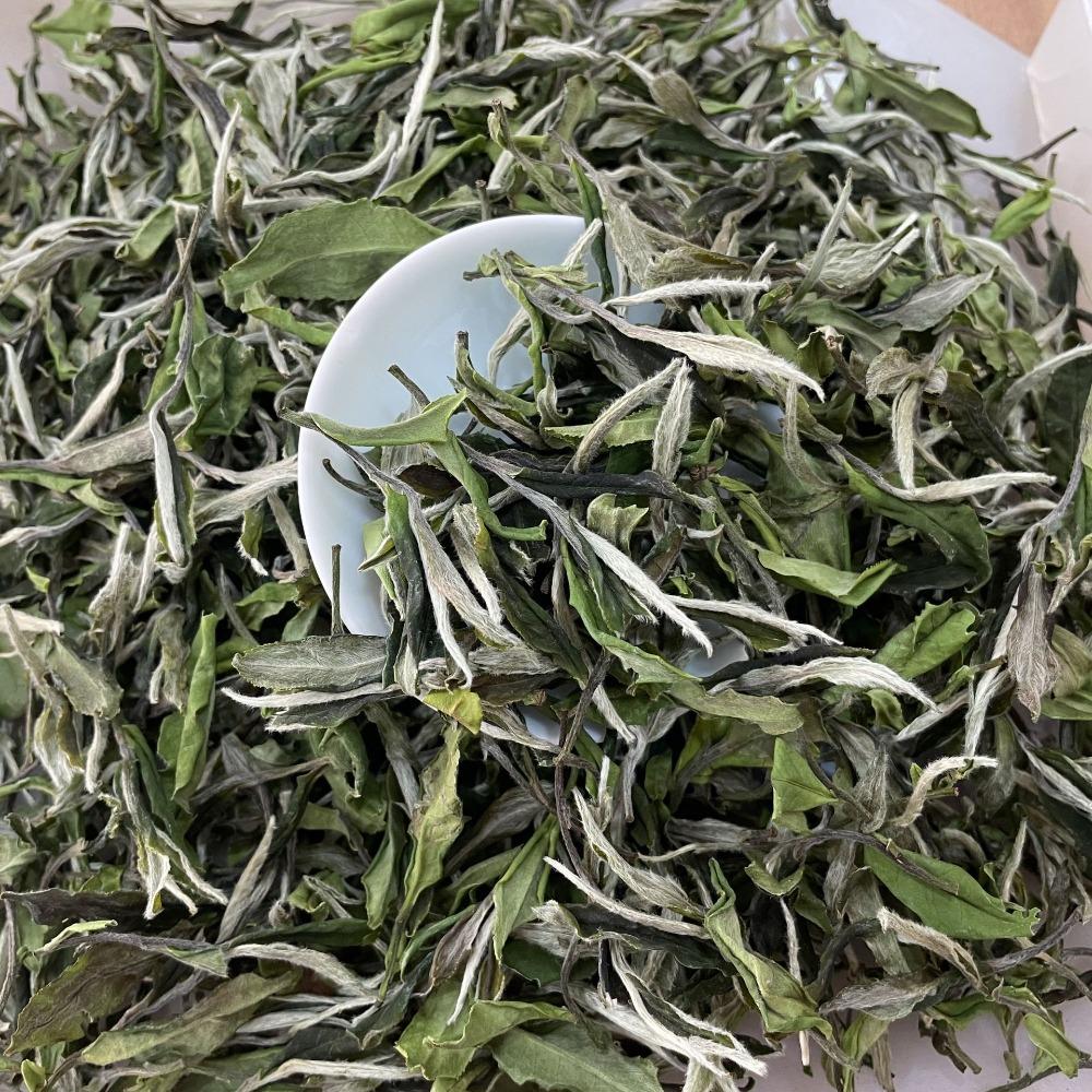 2022 New Tea Mingqian Alpine Wilderness Floral White Peony Loose Tea Wholesale 500g Water Sweet Fujian White Tea Wholesale