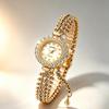 Women's Quartz Watch SKMEI Diamond Mesh Band Bracelet 2729