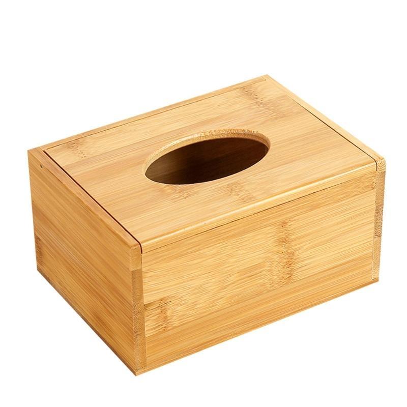 Bamboo Tissue Tissue Holder Box Durable Exquisite Tissue