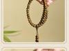 Hainan Yingge Green Qinan Agarwood Buddhist Beads Bracelet - Unisex Style, Five Fen Chen Beads, Free SF Express Shipping