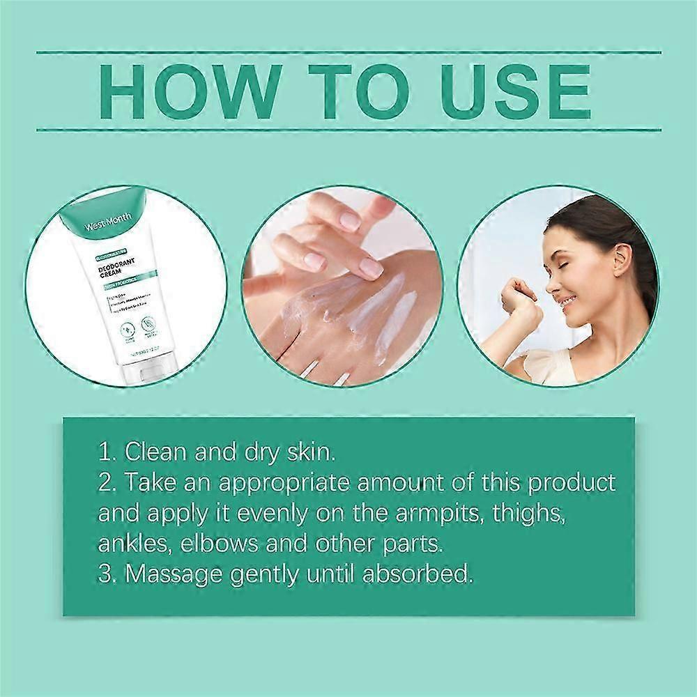 Natural Probiotic Deodorant Cream - Fresh Berry or Eucalyptus Mint, 60g, UK-Friendly Travel Size for Odour Control