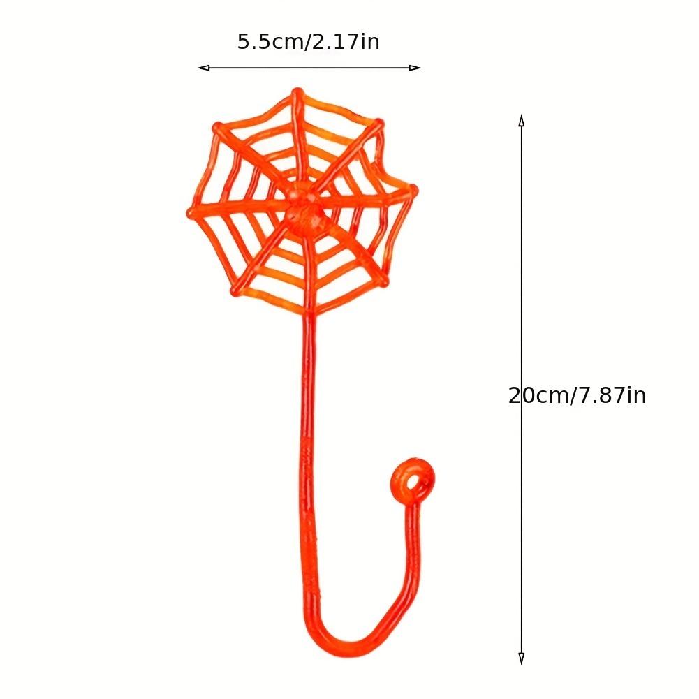 10/30pcs Sticky Spider Web Party Favors Set - 6-Color Sticky Spider Web Decorations, 7.5-Inch Kids' Special Elastic Spider Web