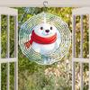 Classic Glacier Polar Bear Hanging Wind Chime 3D Kinetic Outdoor Decor for Garden Perfect Gift for Women Mom Grandma Wife Durable Bright Colors