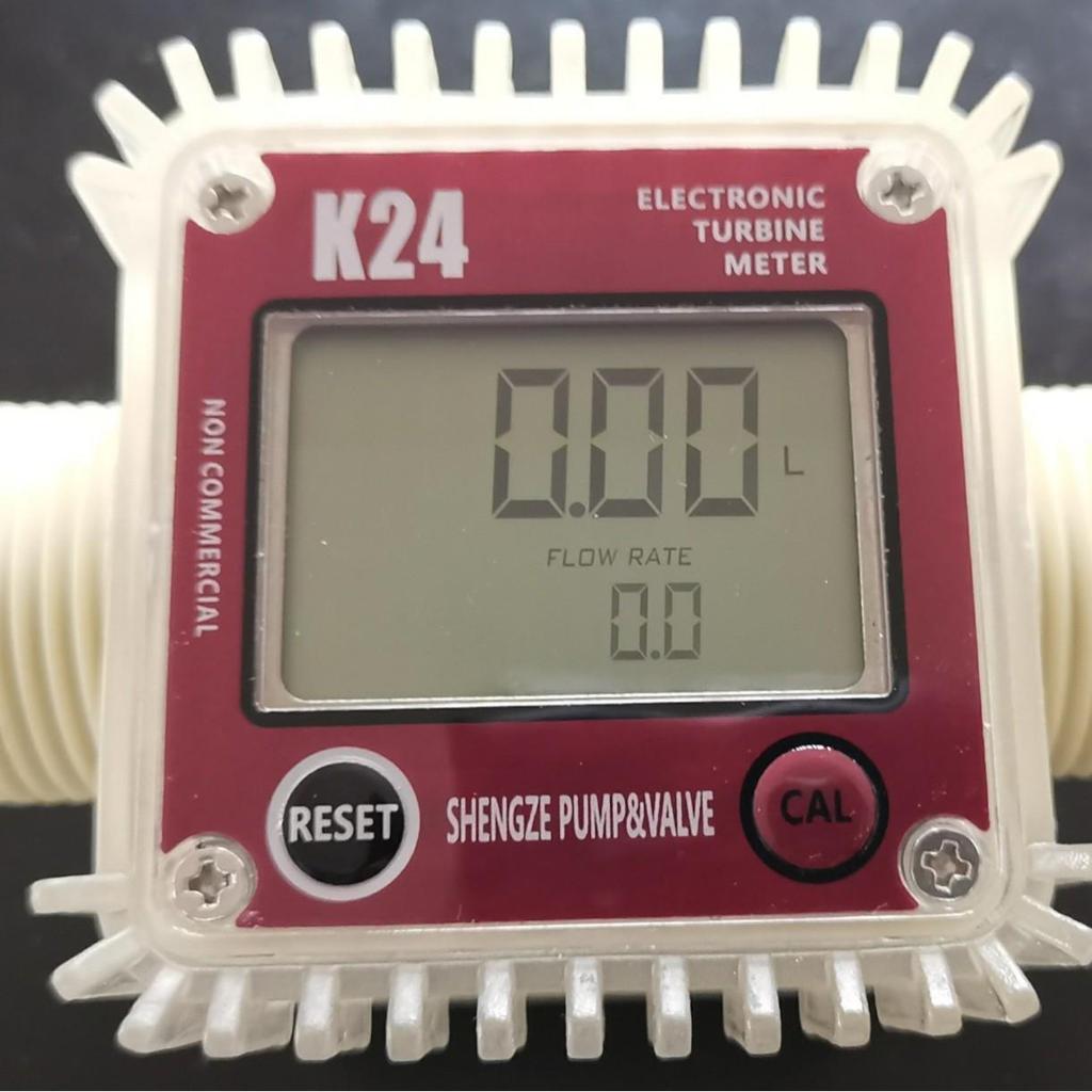 K24 Digital Electronic Turbine Flow Meter with Reset & Calibration – For Accurate Household Water Measurement