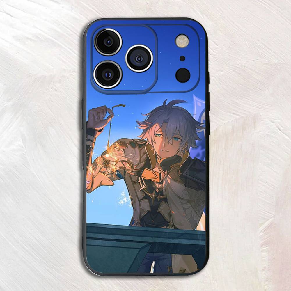 

P-Phainon HSR Silicone Soft Phone Case For iPhone17,16,15,14,13,12 Pro Max Plus X XR SE Cover iPhone12mini