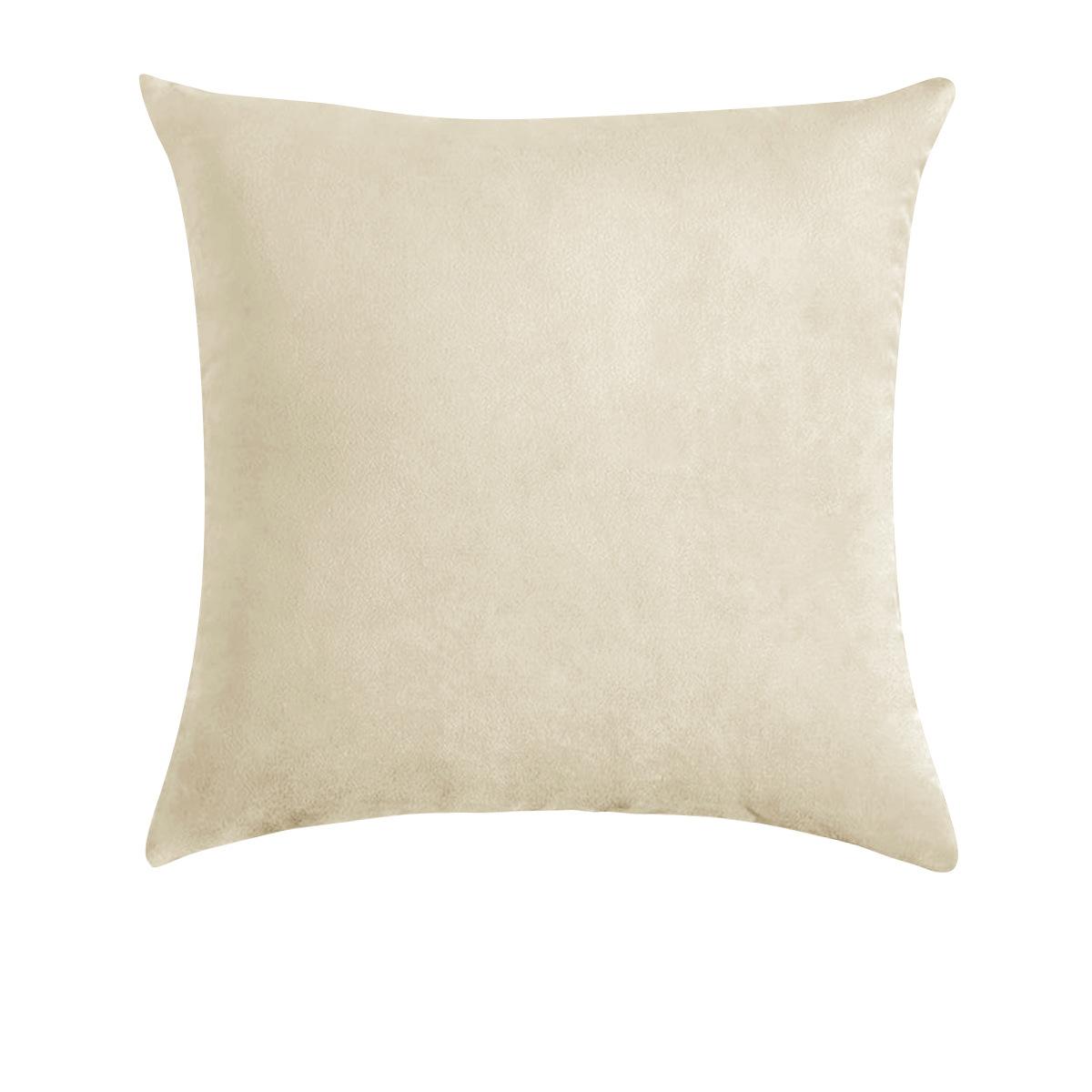 

1 piece Velvet Soft Plain Color Decorative Square Pillowcase Cushion Cover for Sofa Bedroom Car living room 18 x 18 (45cm) 1piece 45x45cm