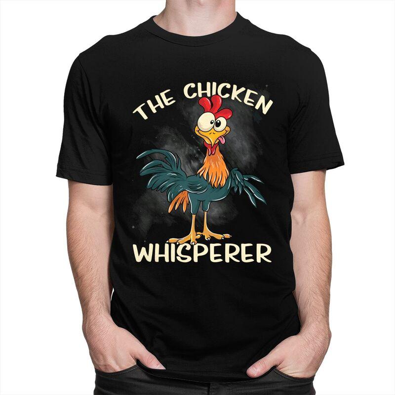 The Chicken Whisperer T Shirt Unisex Funny Farmer Joke Quotes Tshirts Streetwear Graphic Tee Tops Loose Oversized Clothes