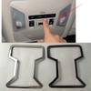 1PC Car Sticker Stainless Steel Front Reading Light Panel Decoration Cover For Toyota RAV4 RAV 4 MK5