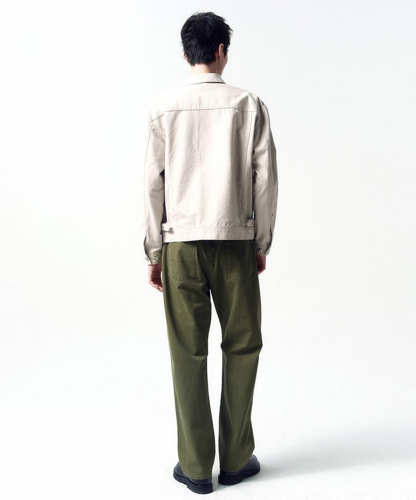 Insilence Dust Trail Western Denim Jacket Oatmeal