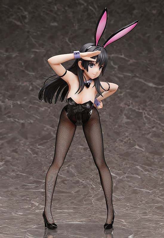 A Certain Scientific Railgun T Ruiko Saten Bunny escala figura de plástico pintada acabada Ver. 1/4