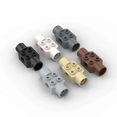 Blocos de Construção Moc 10 Peças 48172 Modificados 2X2 Não Tóxicos Com Furos de Pino Soquete de Articulação Blocos Educacionais Partícula Brinquedo Presente de Aniversário para Crianças