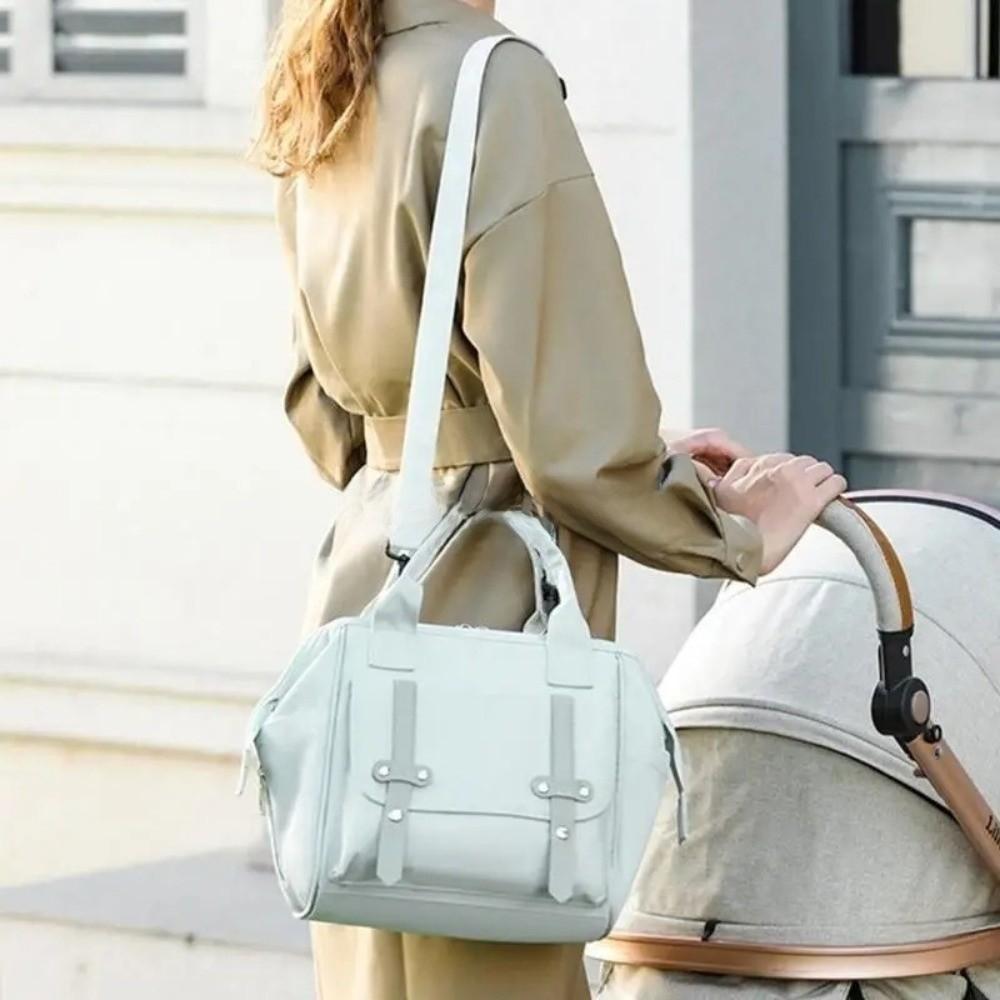 Large Capacity Mommy Shoulder Bag Durable Material Breastfeeding Bag Baby Diaper Bag  Women
