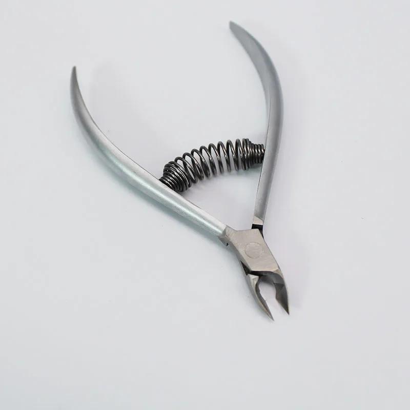 Cuticule profesionale de tăiat foarfece pentru manichiură Clește din oțel inoxidabil Clește pentru îndepărtarea cuticulelor Dispozitive de tuns unghii Instrument de pedichiură