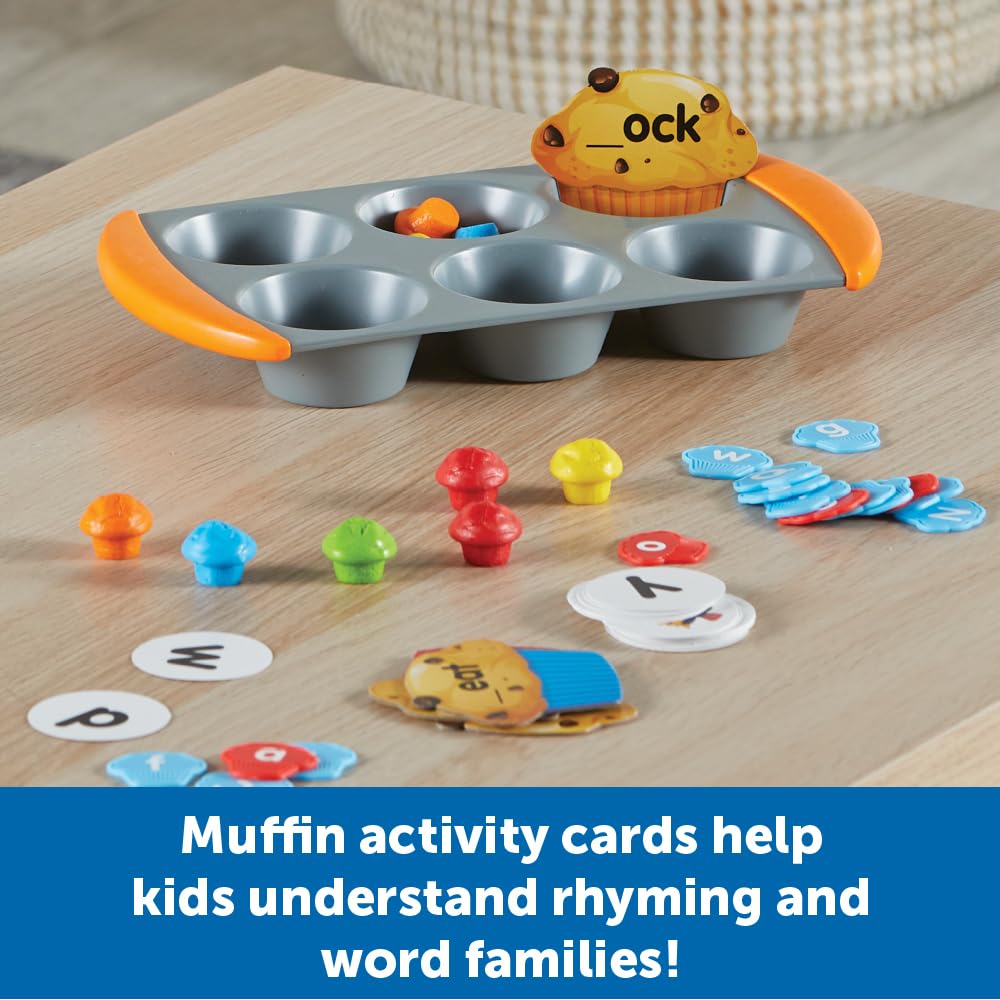 Learning Resources Learn Mini Muffin Phonics Set English Vocabulary LER5547 Authentic Product Let's Separately!