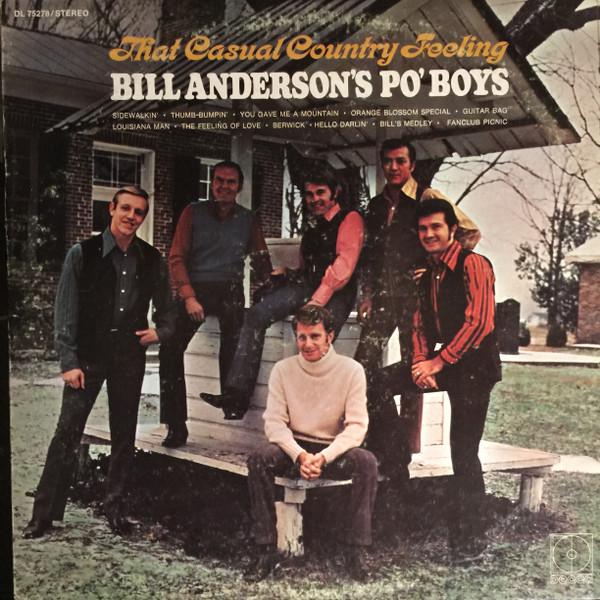 

LP Пластинка PO BOYS - That Casual Country Feeling DL75278 Decca 1971 США Фолк Б/У