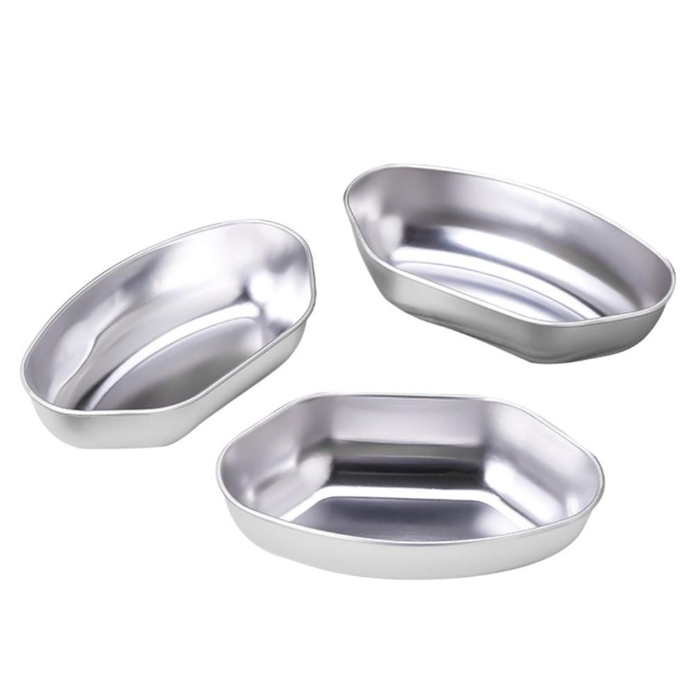 3-Piece Steaming Set Divided Steaming Set Stainless Steel Steaming Tray 3 pcs