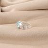 Sky Blue Topaz Silver Elegant Ring 925 Sterling Silver Topaz Jewelry For Women CZR-24-7