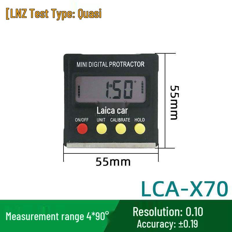 High-Precision Digital Magnetic Inclinometer and Angle Gauge Level