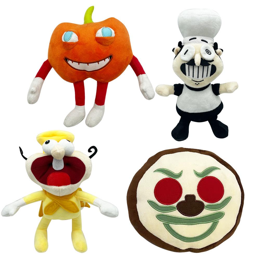 2023 New Arrival Peppino Cook Pizza Tower Plush Toy Character Cotton Material 20-25cm Unisex Targeted for Younger Audience