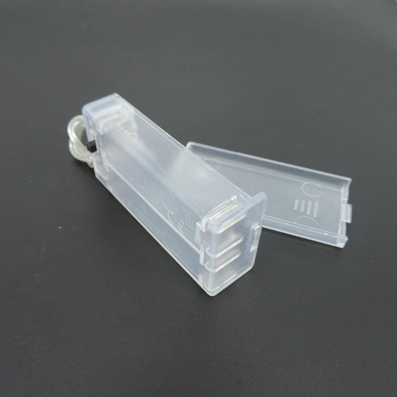 1pcs 3 AA Battery Holder Box Case with Switch 2AA 3AA 3xAA Transparent White 3V 4.5V Battery Holder Box Case with Lead Box