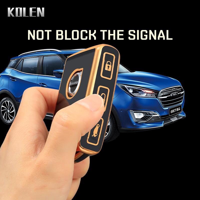 TPU Car Remote Key Case Cover Shell Fob For Volvo S60 S90 XC40 XC60 XC90 V60 V90 T5 T6 T8 Polestar 1 Polestar 2 Accessories Bag