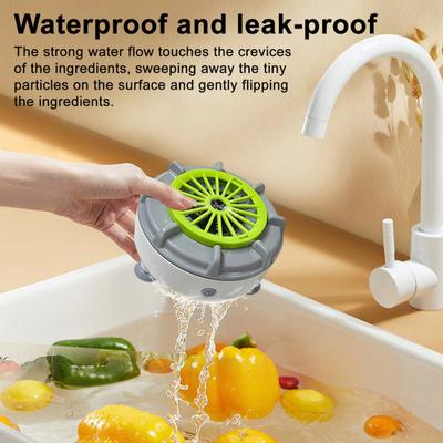 Portable Fruit Vegetable Washer IPX7 Waterproof Compact Design Portable Automatic Ultrasonic