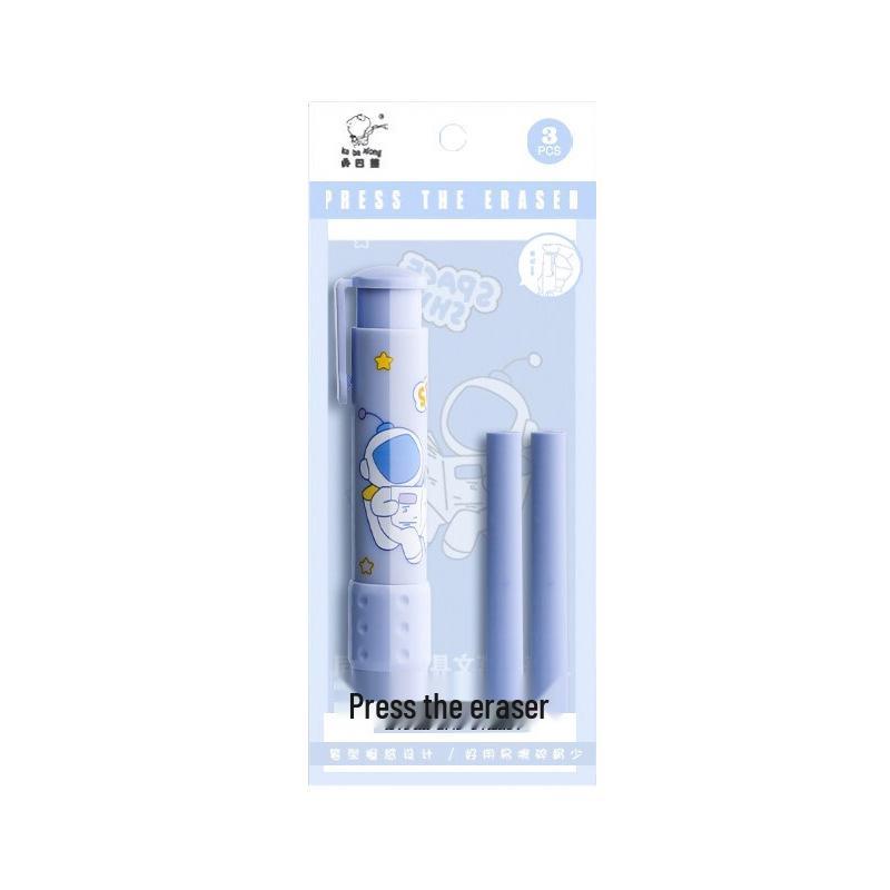 Fun & Creative Cartoon Eraser for Primary Students - Replaceable Core