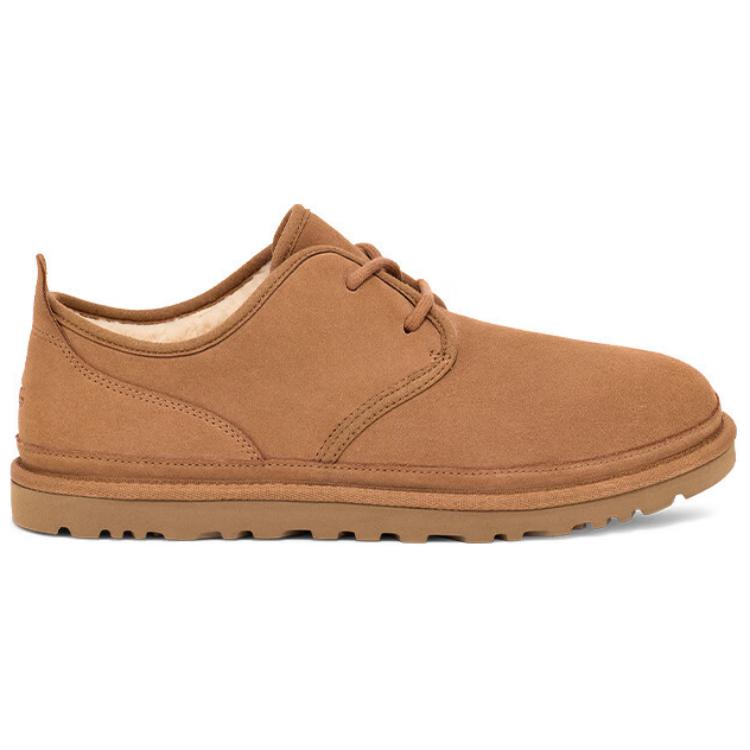 UGG Two-Layer Cowhide Warm Durable Fashionable Comfortable Ankle Outdoor Boots Men boots Brown 1166760-CHE