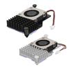 for Pi  Cooler Replacement Aluminium Alloy Temperature Controlled PWM Speed Control Cooling Fan for