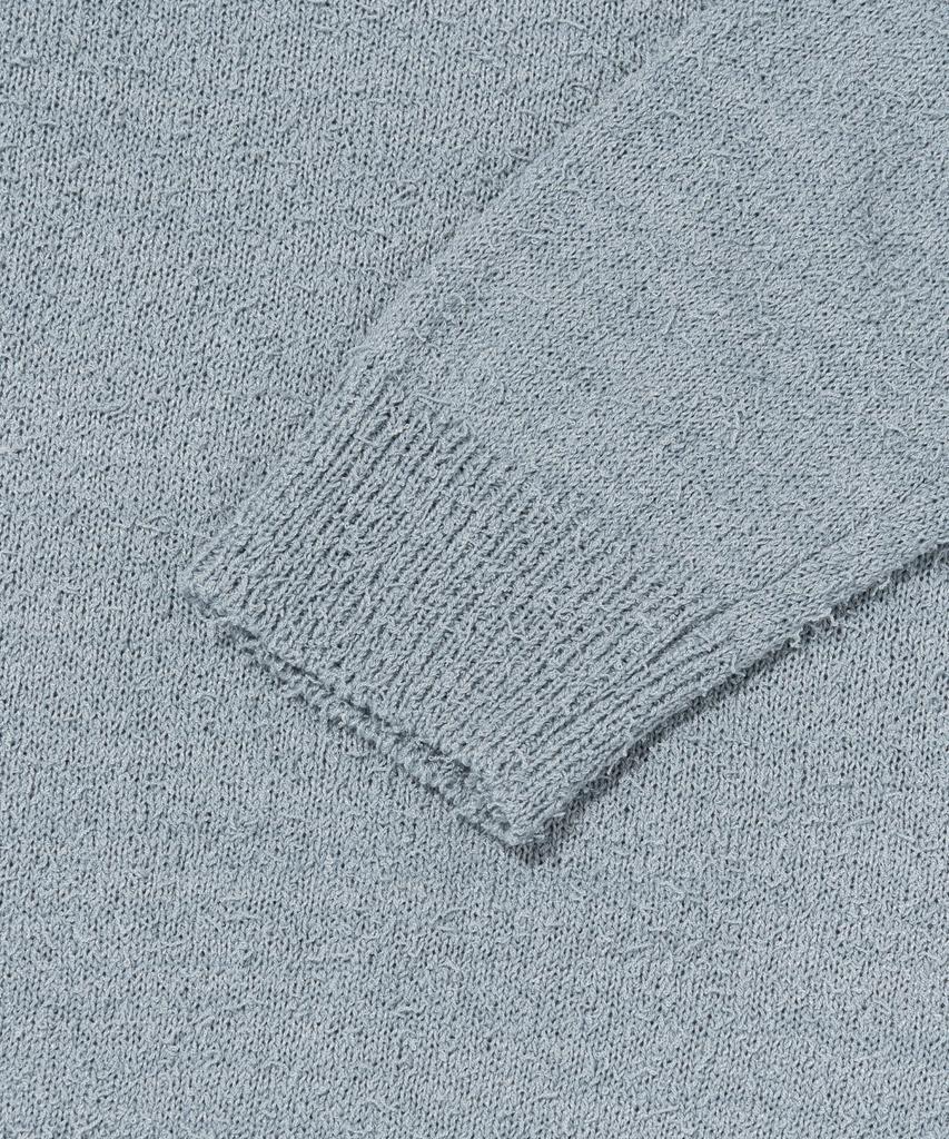 CARGOBROS Boucle Round Long Sleeve Knit (Blue)